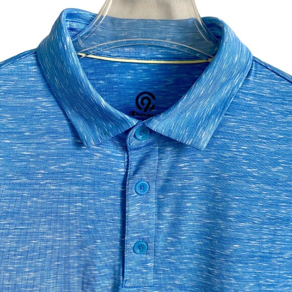 Champion C9 Blue Polo Shirt Moisture-Wicking UV Protection Men's Medium NEW NWT - Picture 5 of 10